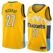 Camiseta Denver Nuggets Jamal Murray NO 27 Statement 2018 Amarillo