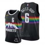 Camiseta Denver Nuggets Keita Bates-Diop NO 6 Ciudad 2019-20 Negro