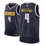 Camiseta Denver Nuggets Paul Millsap NO 4 Icon 2018-19 Azul