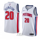 Camiseta Detroit Pistons Wayne Ellington NO 20 Association 2018 Blanco