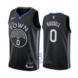 Camiseta Golden State Warriors D'angelo Russell NO 0 Ciudad Negro