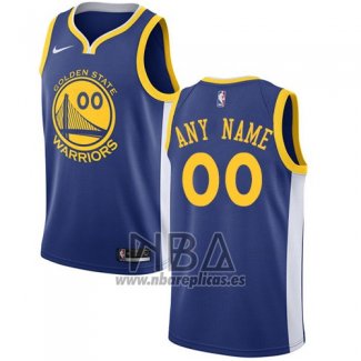 Camiseta Golden State Warriors Personalizada 2017-18 Azul