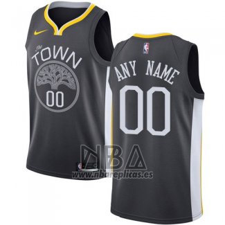 Camiseta Golden State Warriors Personalizada 2017-18 Negro