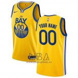 Camiseta Golden State Warriors Personalizada Ciudad 2019-20 Amarillo