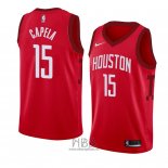 Camiseta Houston Rockets Clint Capela NO 15 Earned 2018-19 Rojo