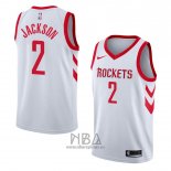 Camiseta Houston Rockets Demetrius Jackson NO 2 Association 2018 Blanco