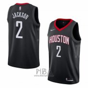 Camiseta Houston Rockets Demetrius Jackson NO 2 Statement 2018 Negro