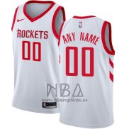 Camiseta Houston Rockets Personalizada 2017-18 Blanco