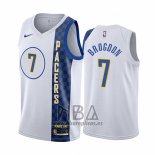 Camiseta Indiana Pacers Malcolm Brogdon NO 7 Ciudad Blanco