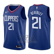 Camiseta Los Angeles Clippers Patrick Beverley NO 21 Icon 2017-18 Azul