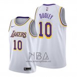 Camiseta Los Angeles Lakers Jared Dudley NO 10 Association Blanco