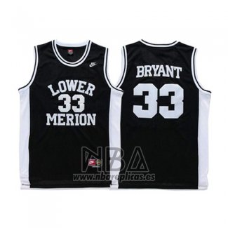 Camiseta Lower Merion Kobe Bryant NO 33 Negro