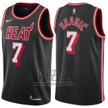 Camiseta Miami Heat Goran Dragic NO 7 Classic 2017-18 Negro