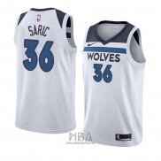 Camiseta Minnesota Timberwolves Dario Saric NO 36 Association 2018 Blanco