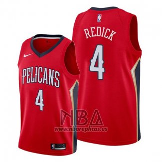 Camiseta New Orleans Pelicans J.j. Redick NO 4 Statement Rojo2