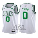 Camiseta Nino Boston Celtics Jayson Tatum NO 0 Association 2017-18 Blanco