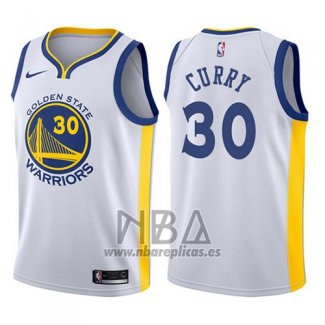 Camiseta Nino State Golden State Warriors Stephen Curry NO 30 Blanco