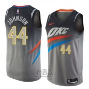 Camiseta Oklahoma City Thunder Dakari Johnson NO 44 Ciudad 2018 Gris