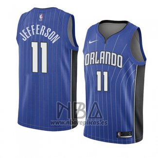 Camiseta Orlando Magic Amile Jefferson NO 11 Icon 2018 Azul