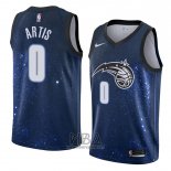 Camiseta Orlando Magic Jamel Artis NO 0 Ciudad 2018 Azul