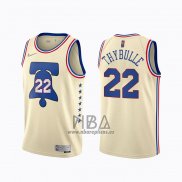 Camiseta Philadelphia 76ers Matisse Thybulle NO 22 Earned 2020-21 Crema