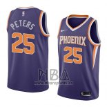 Camiseta Phoenix Suns Alec Peters NO 25 Icon 2018 Violeta