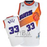 Camiseta Phoenix Suns Grant Hill NO 33 Retro Blanco