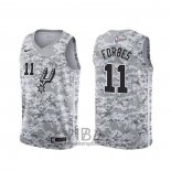 Camiseta San Antonio Spurs Bryn Forbes NO 11 Earned Camuflaje