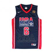 Camiseta USA 1992 Patrick Ewing NO 6 Negro