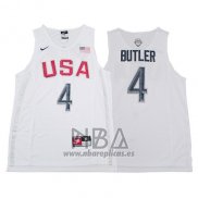 Camiseta USA 2016 Jimmy Butler NO 4 Blanco