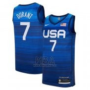 Camiseta USA 2021 Kevin Durant NO 7 Azul