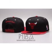 Gorra Chicago Bulls Snapback Negro Rojo