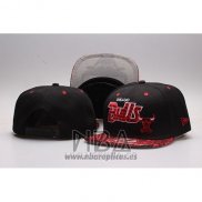 Gorra Chicago Bulls Snapback Negro Rojo Gris