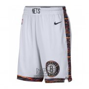 Pantalone Brooklyn Nets Ciudad Edition Blanco