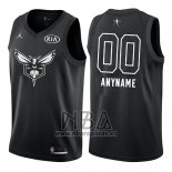 Camiseta All Star 2018 Charlotte Hornets Nike Personalizada Negro