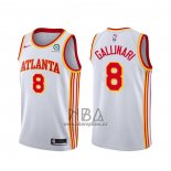 Camiseta Atlanta Hawks Danilo Gallinari NO 8 Association 2020-21 Blanco