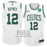 Camiseta Boston Celtics Aron Baynes NO 12 Association 2018 Blanco