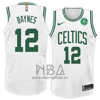 Camiseta Boston Celtics Aron Baynes NO 12 Association 2018 Blanco