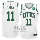 Camiseta Boston Celtics Jayson Tatum NO 11 Association 2018 Blanco