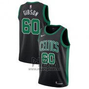 Camiseta Boston Celtics Jonathan Gibson NO 60 Statement 2017-18 Negro