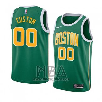 Camiseta Boston Celtics Personalizada Earned 2018-19 Verde