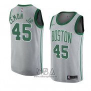 Camiseta Boston Celtics Walter Lemon JR. NO 45 Ciudad 2018-19 Gris