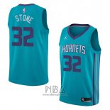 Camiseta Charlotte Hornets Julyan Stone NO 32 Icon 2018 Verde