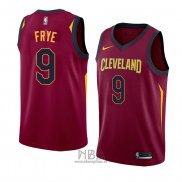 Camiseta Cleveland Cavaliers Channing Frye NO 9 Icon 2018 Rojo