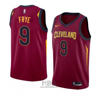 Camiseta Cleveland Cavaliers Channing Frye NO 9 Icon 2018 Rojo