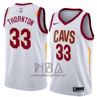 Camiseta Cleveland Cavaliers Marcus Thornton NO 33 Association 2018 Blanco