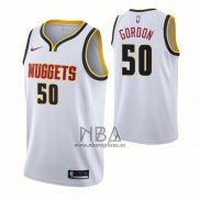 Camiseta Denver Nuggets Aaron Gordon NO 50 Association 2021 Blanco