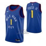 Camiseta Denver Nuggets Michael Porter JR. NO 1Statement Azul