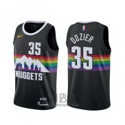 Camiseta Denver Nuggets P.j. Dozier NO 35 Ciudad Negro