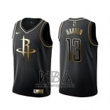 Camiseta Golden Edition Houston Rockets James Harden NO 13 Negro